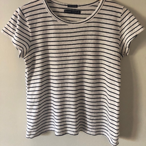 Abercrombie & Fitch Stripe T-Shirt - Picture 1 of 2